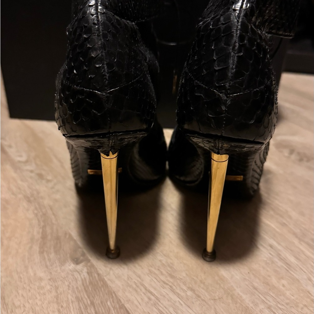Tom Ford Python Leather Heels, 39 Size - image 3